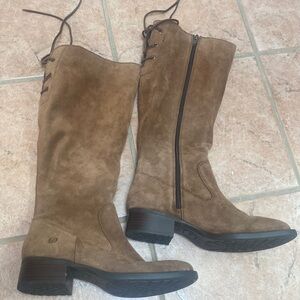Born cotto suede leather boots
